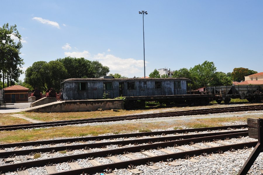 Dampflokomotiven und andere Hauptbahnhof Volos (30)